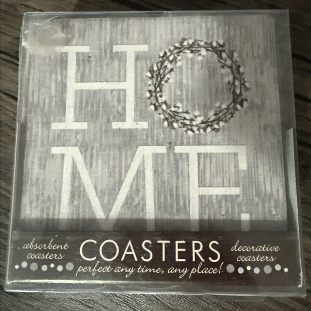 Occasions coasters thirty stone 4 pk farmhouse 4x4